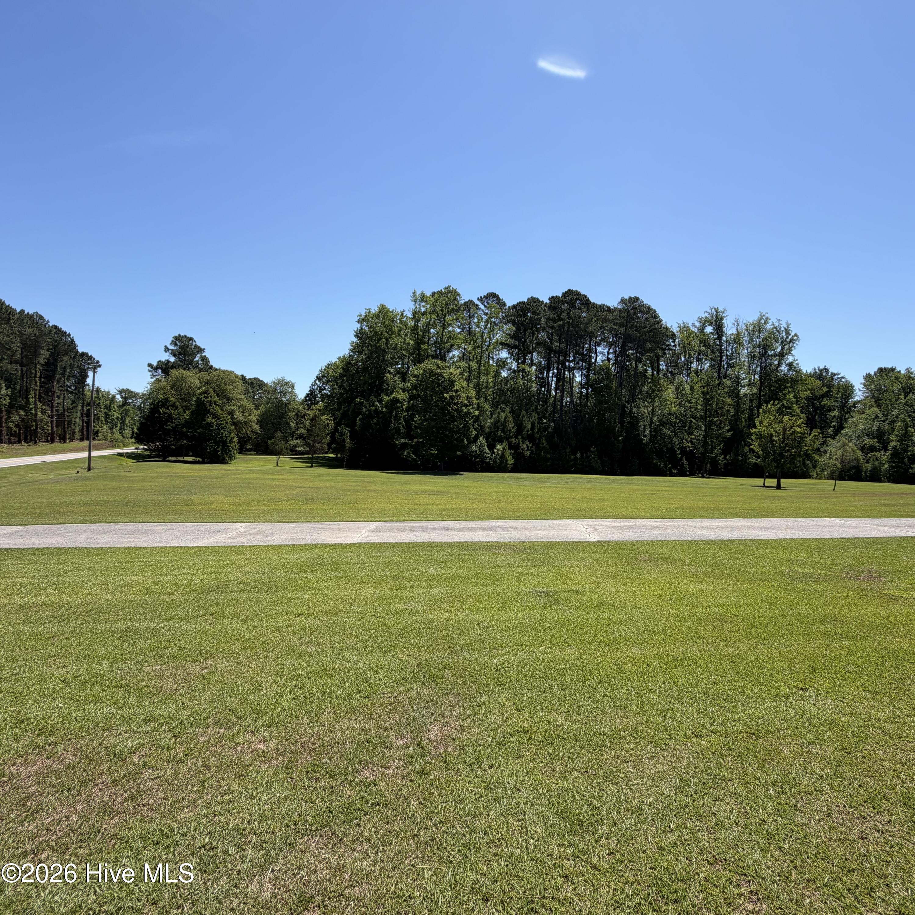 land view that is bordered and very private