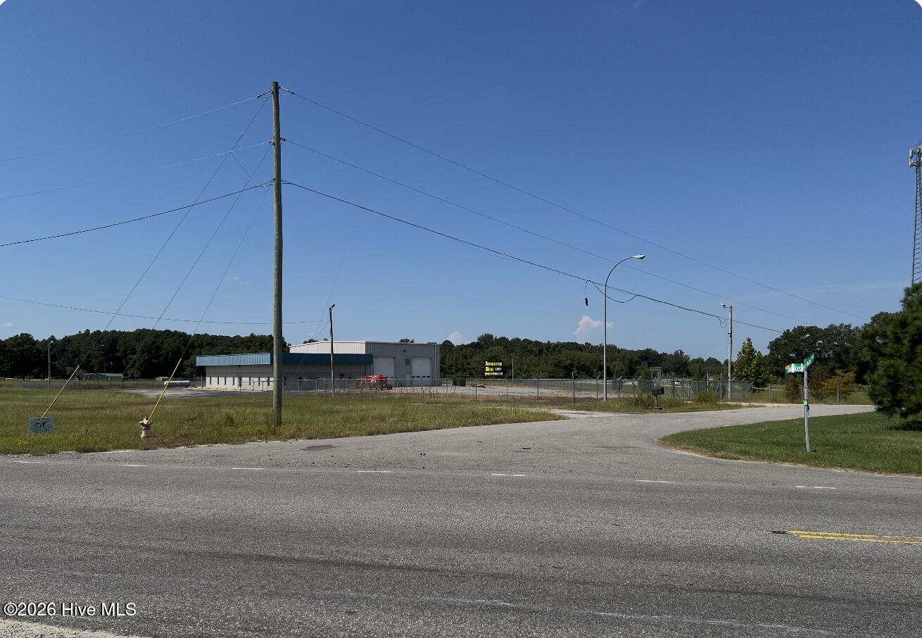 Corner of Property showing Building and driveway to property form MLK Jr. Blvd
