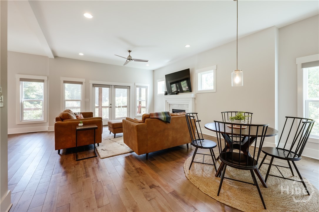 hardwood flooring + clean, modern design