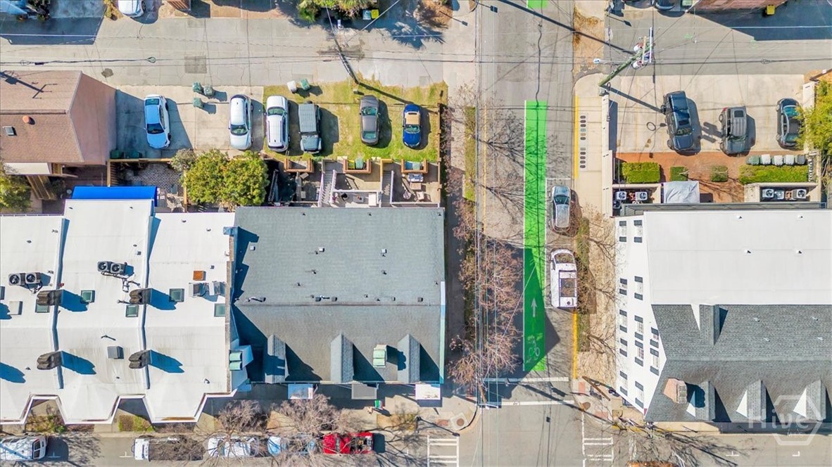 Aerial view of townhouse