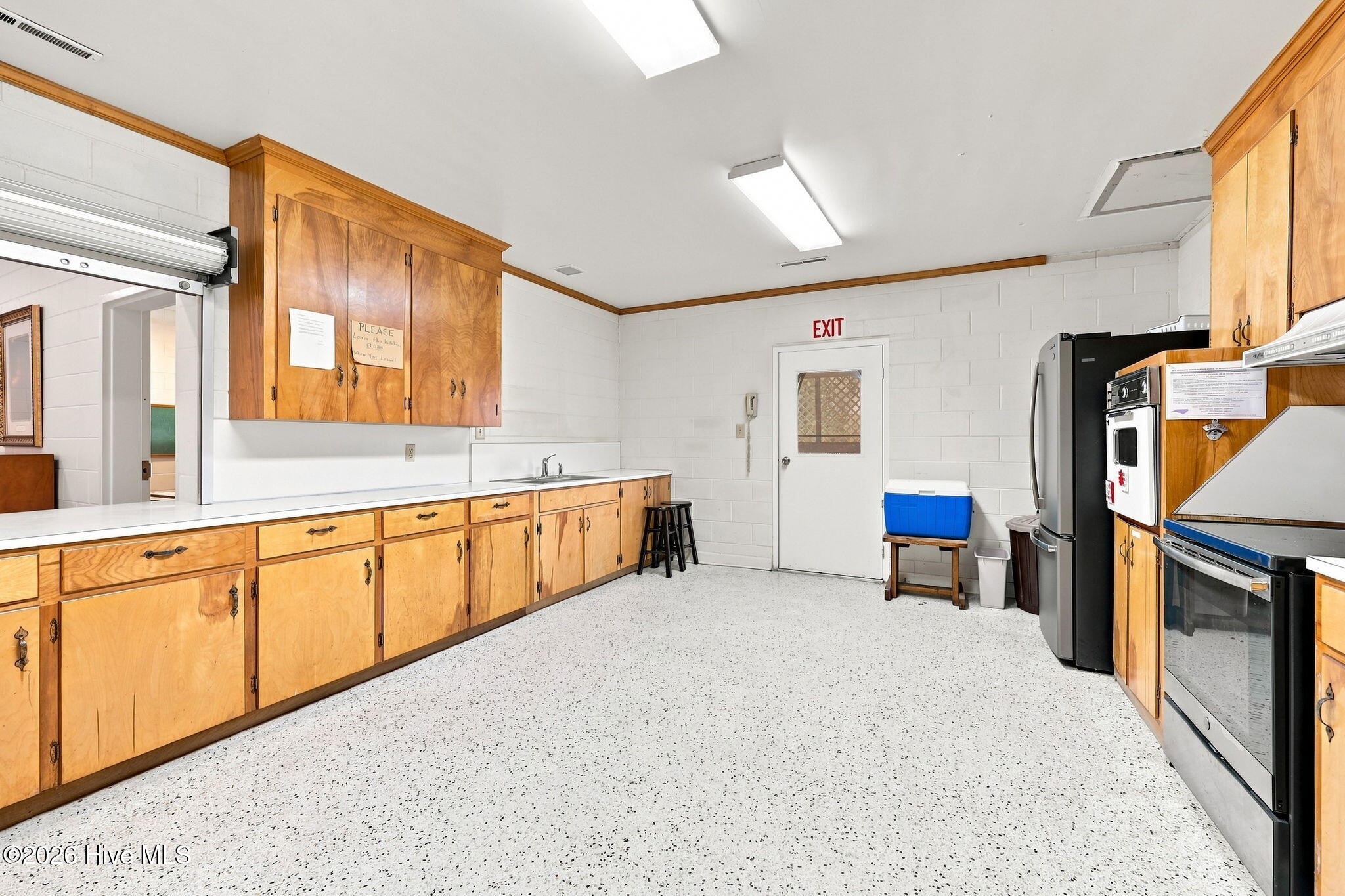 super large kitchen
