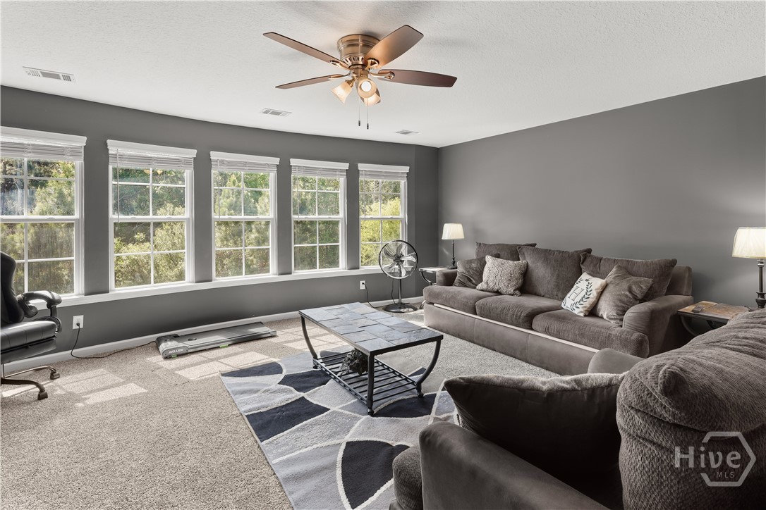 Upstairs living area/bonus space