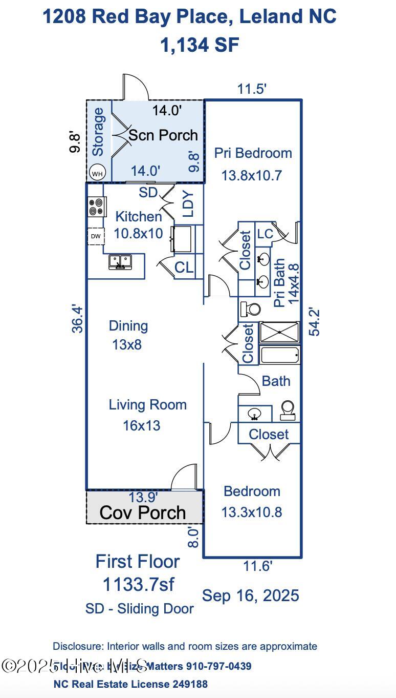 1208 Red Bay Place, Leland, NC 28451 – photo 13: Floorplan
