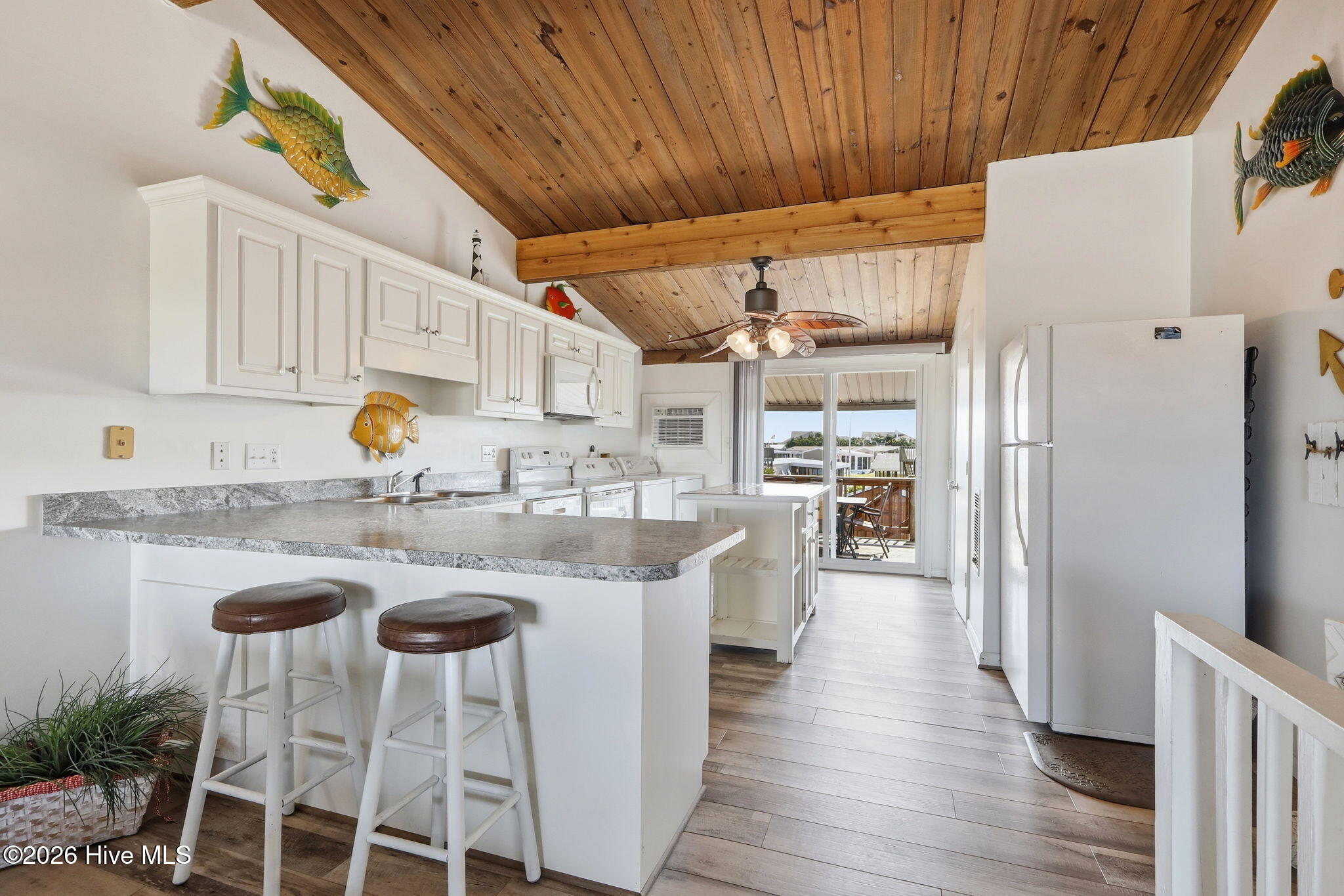 View into the Kitchen from Living Room
