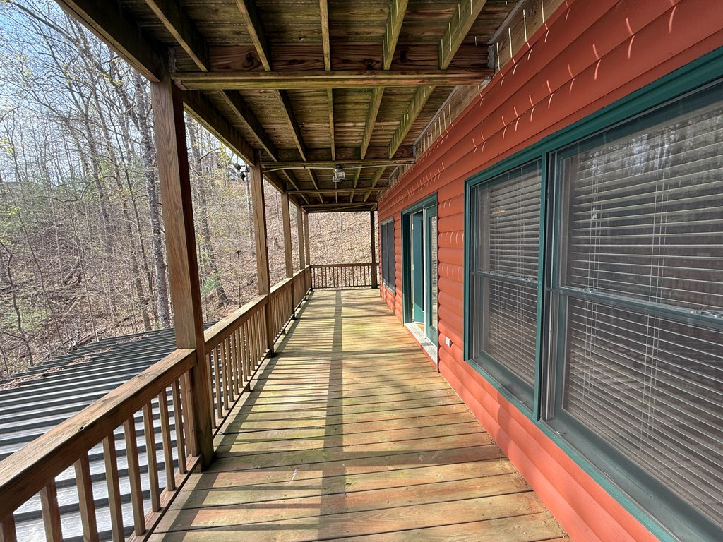 basement level deck