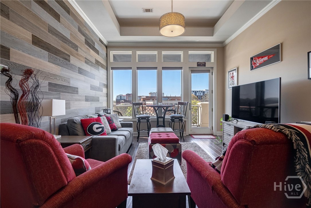 Living Room with Access to covered Balcony