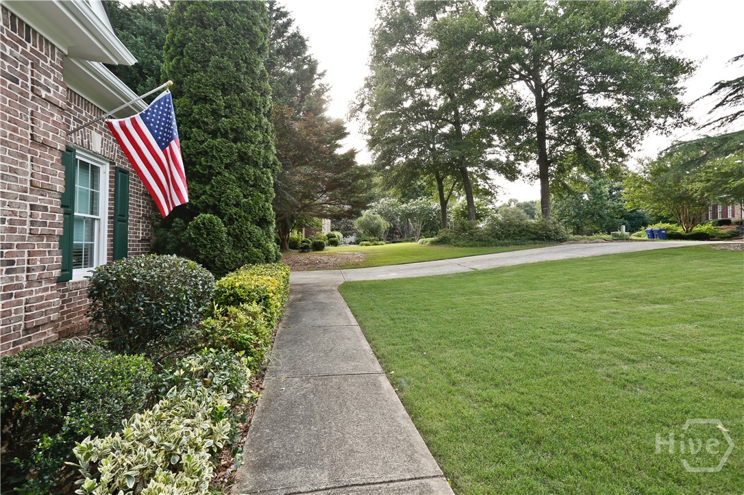 front sidewalk