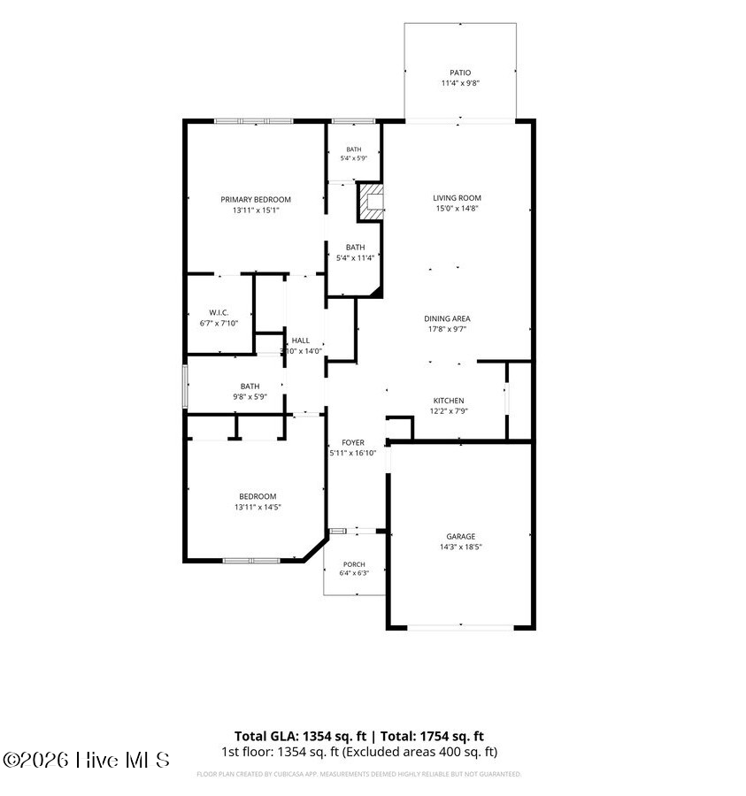 Exterior photo of 130 New Hope Village Drive, Goldsboro, NC 27534. MLS: 100608580