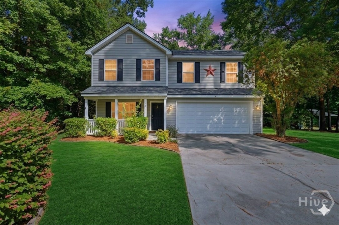**ASSUMABLE 5.25% MORTGAGE - VA ELIGIBILITY REQUIRED** Move-in ready 4BR/2.5BA home in Rincon offering an OPEN FLOOR PLAN, BRAND NEW ROOF, fresh paint, and durable LVP flooring throughout! The efficient kitchen features stainless steel appliances and ample cabinet space. All bedrooms are upstairs, including a primary suite with walk-in closet and private bath. Fully fenced backyard is ideal for pets, play, or gardening and backs to woods for added privacy. Convenient to local shops, schools, and major commuter routes. Current Lender did NOT require Flood Insurance. Schedule your private showing today.