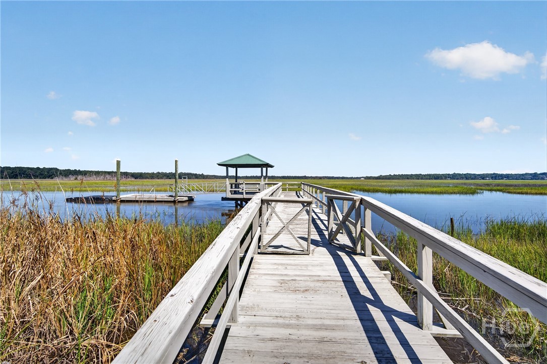 Private dock of 73 Ocean Rd, Midway.
