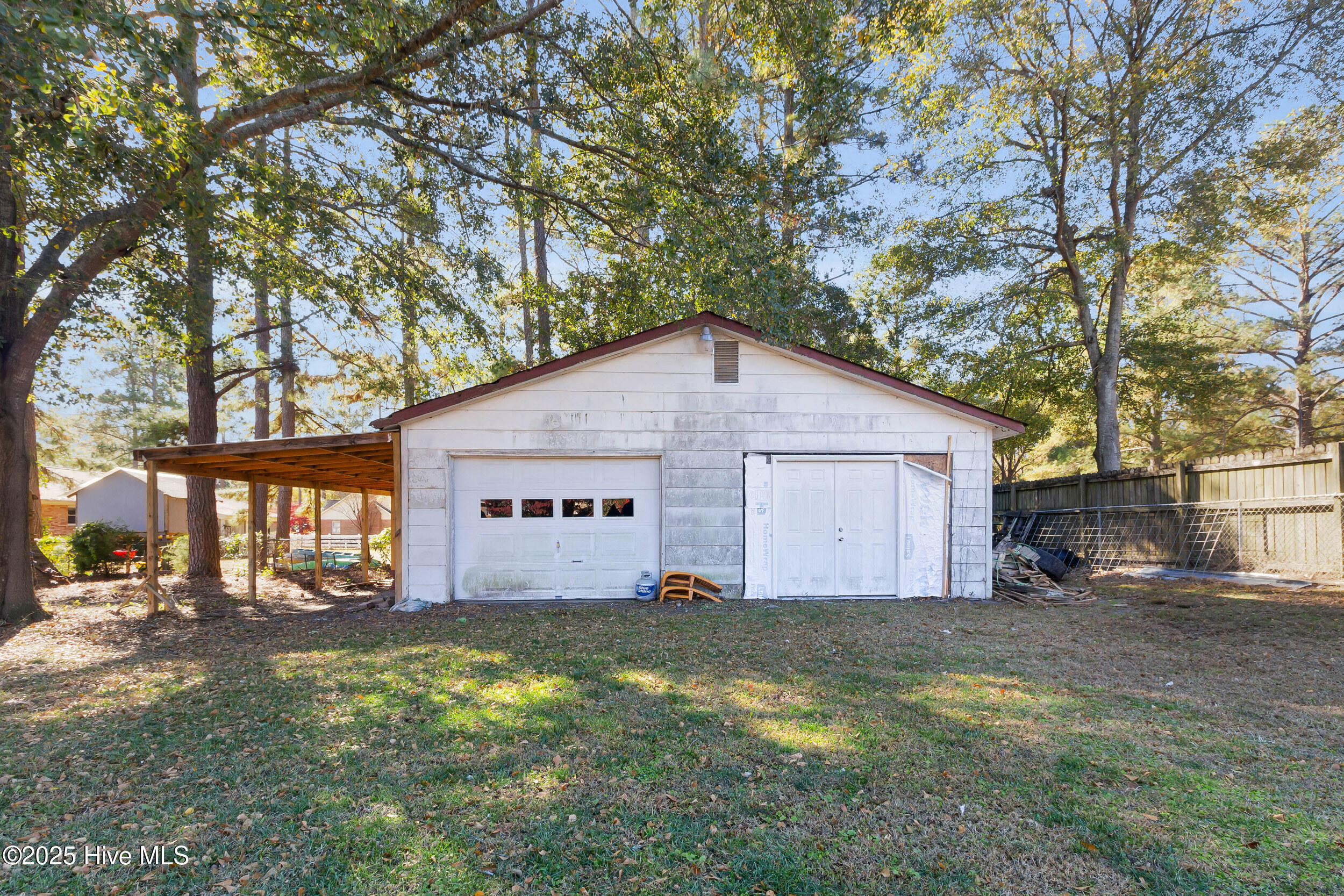 Back - Detached Garage