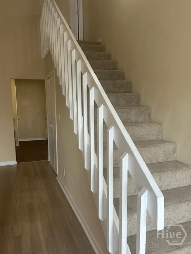 Stairs to master suite