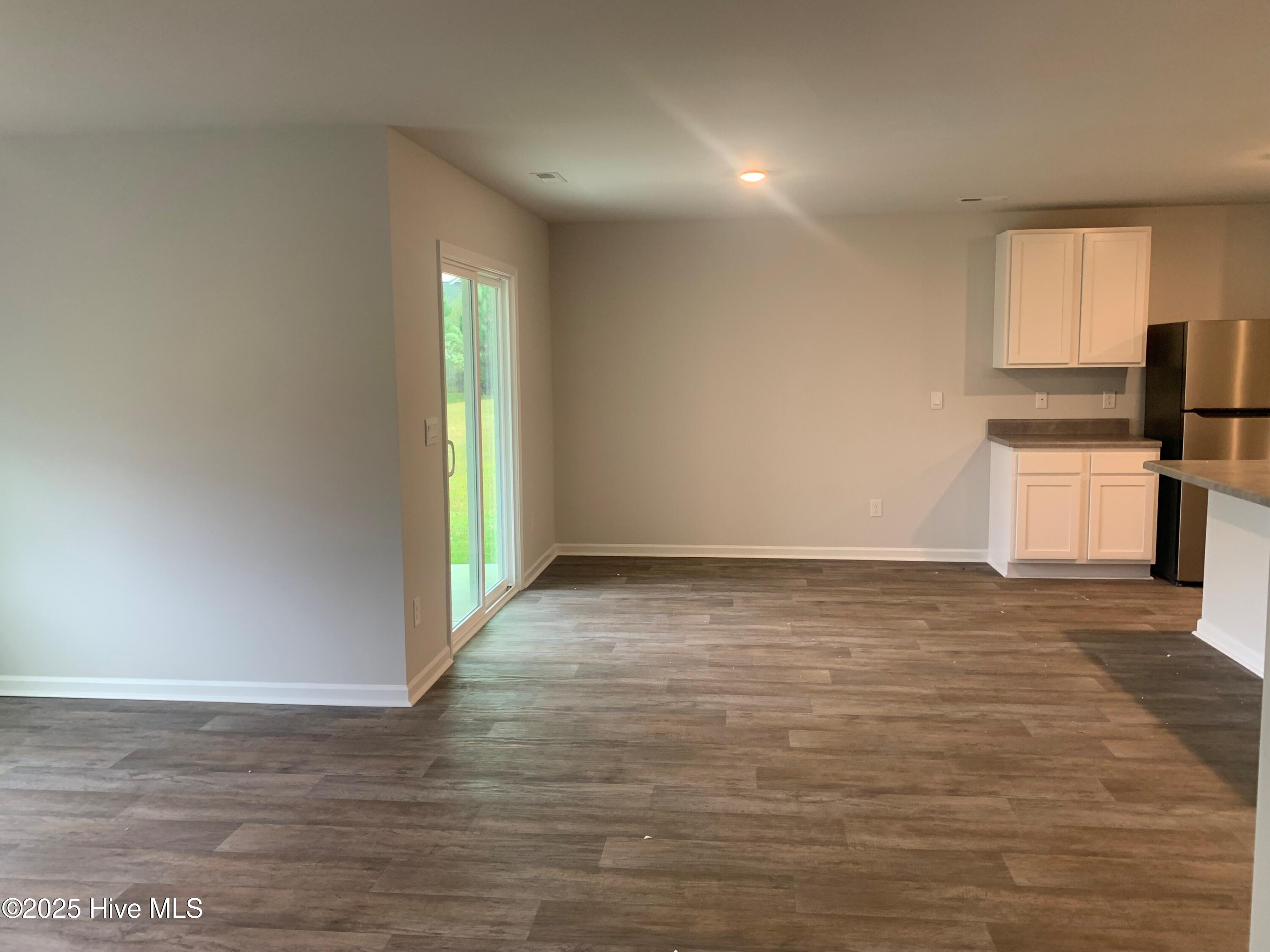 living room and dining room