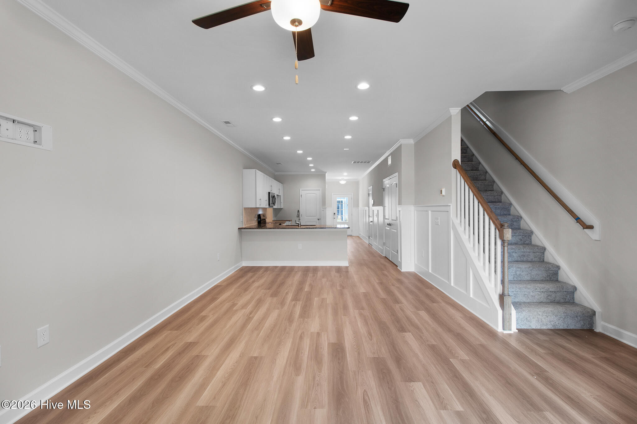 Living Room open to Kitchen