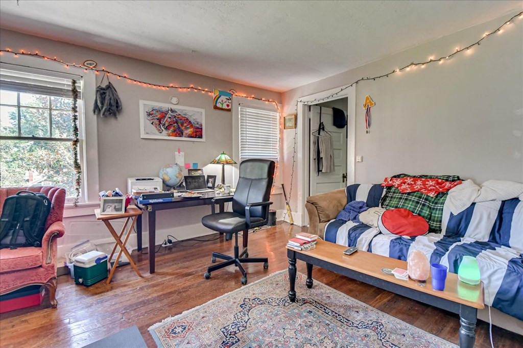 Living area of Carriage House Apartment