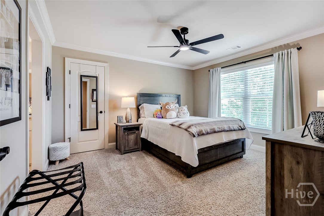 Guest bedroom #4 with private bathroom and walk in closet