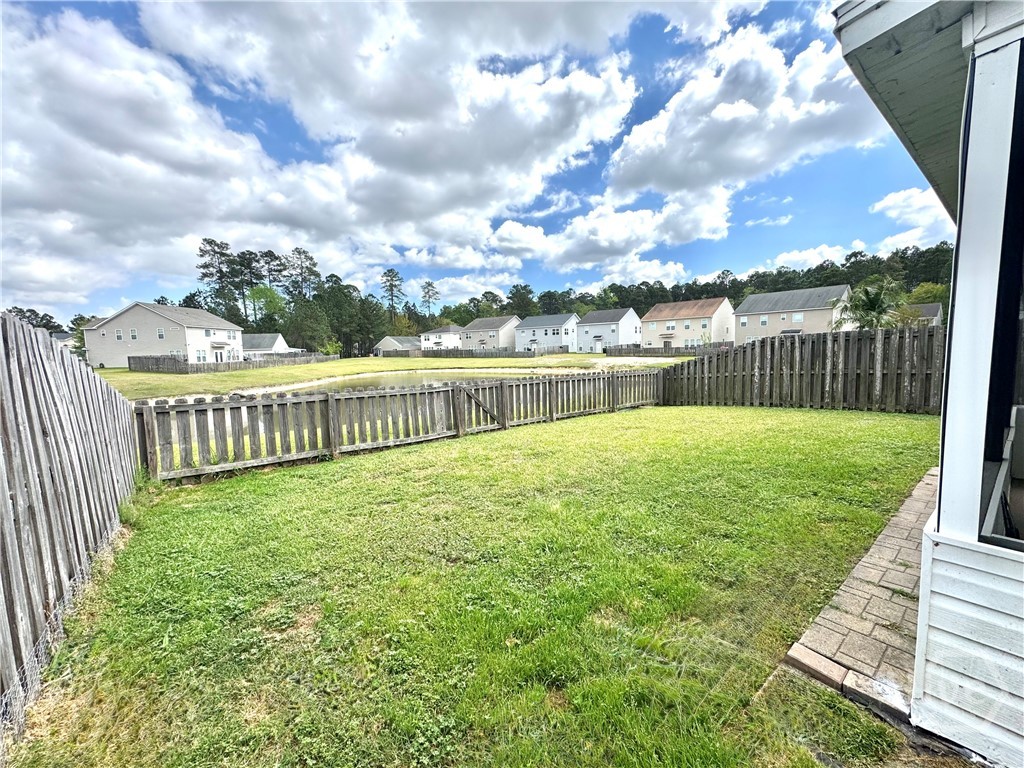 View from Side Yard Toward Lagoon