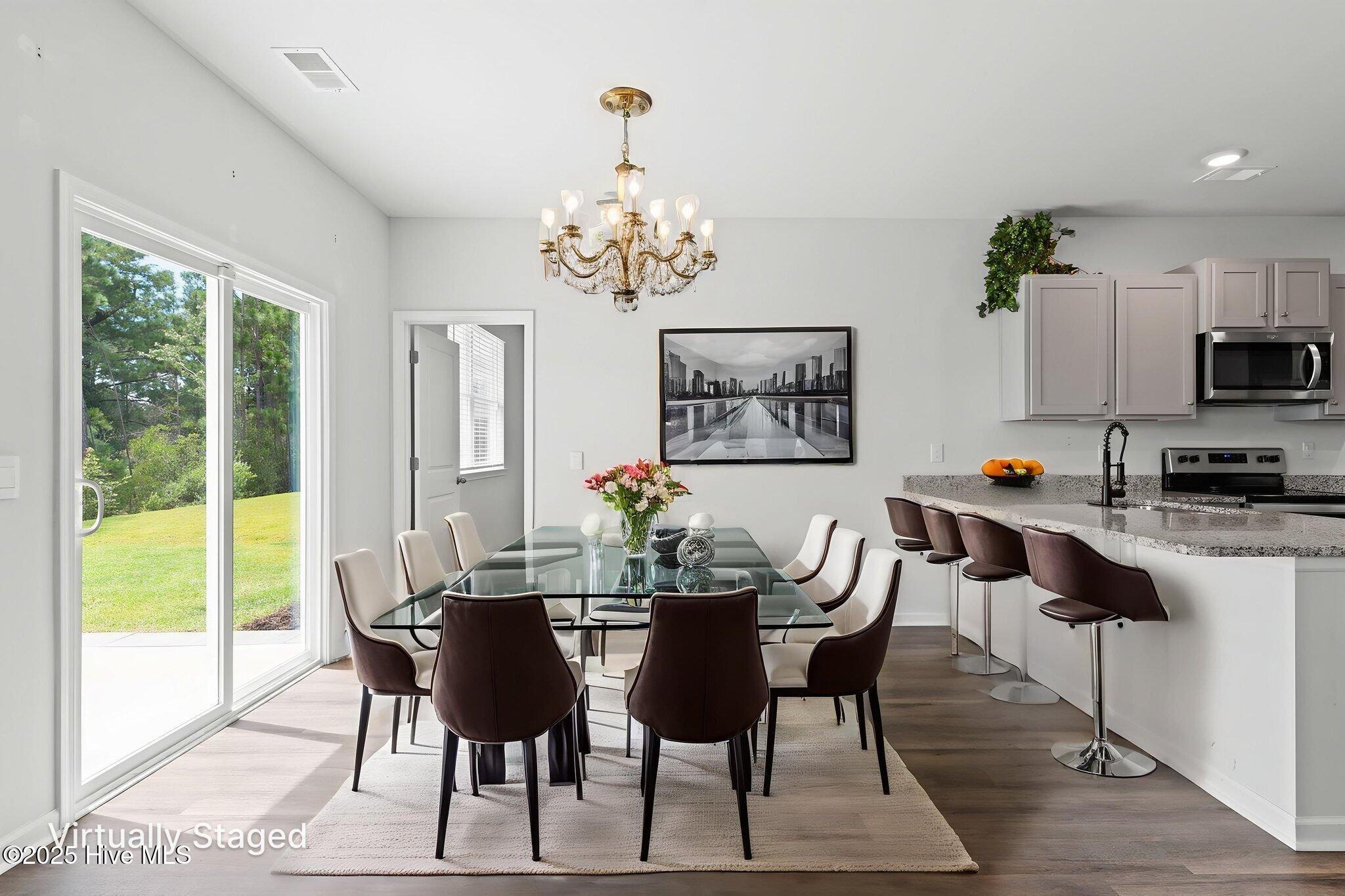 Dining Room Virtually Staged
