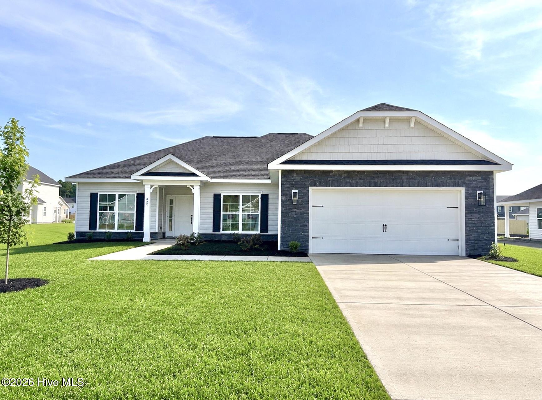 Exterior photo of 822 Hidden Bridge Drive, Jacksonville, NC 28546. MLS: 100584355