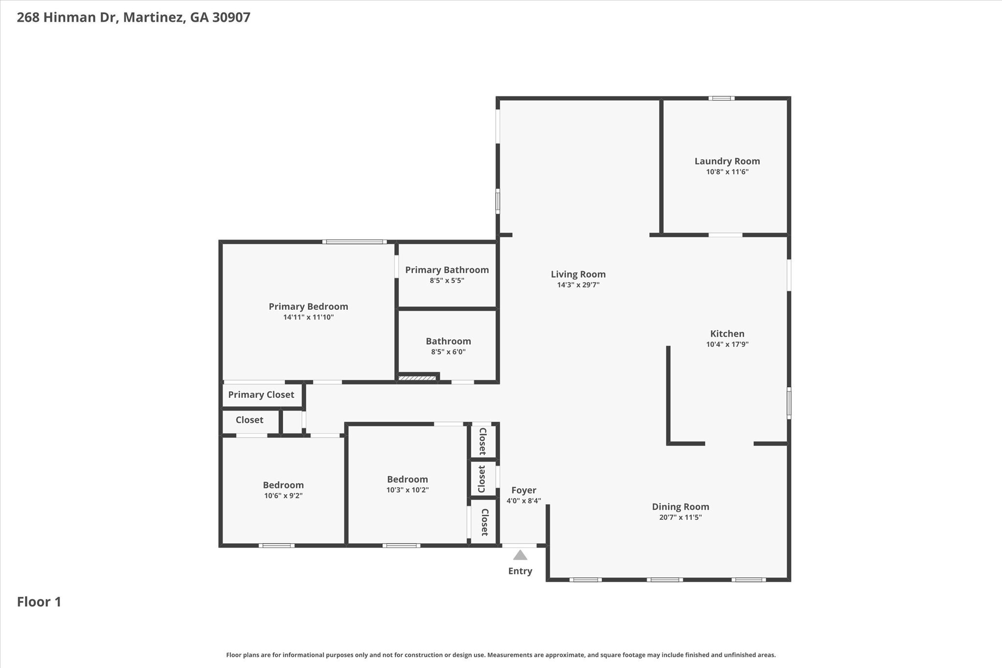 Homes For Sale - 268 Hinman Drive<br/> Columbia County, Martinez, GA 30907