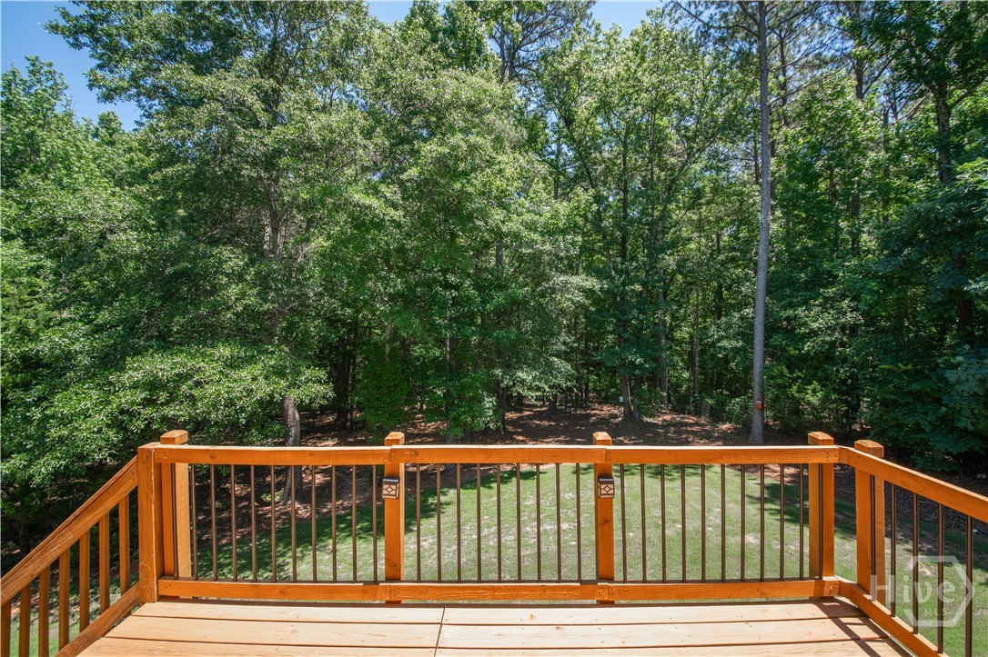 Back Deck off Living Room and Breakfast Area