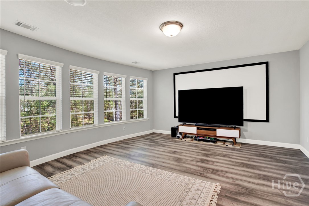 Bonus Room with Built-In Projection Screen