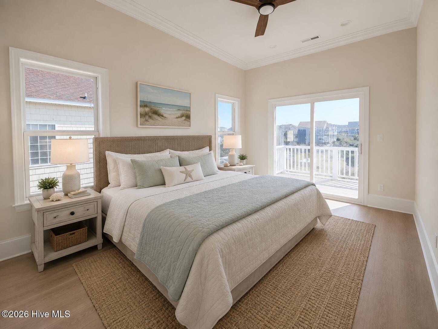 Virtually staged photo of Master Bedroom