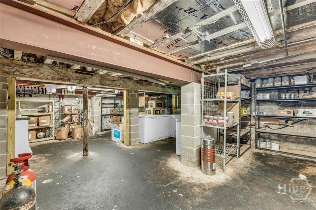 Basement storage