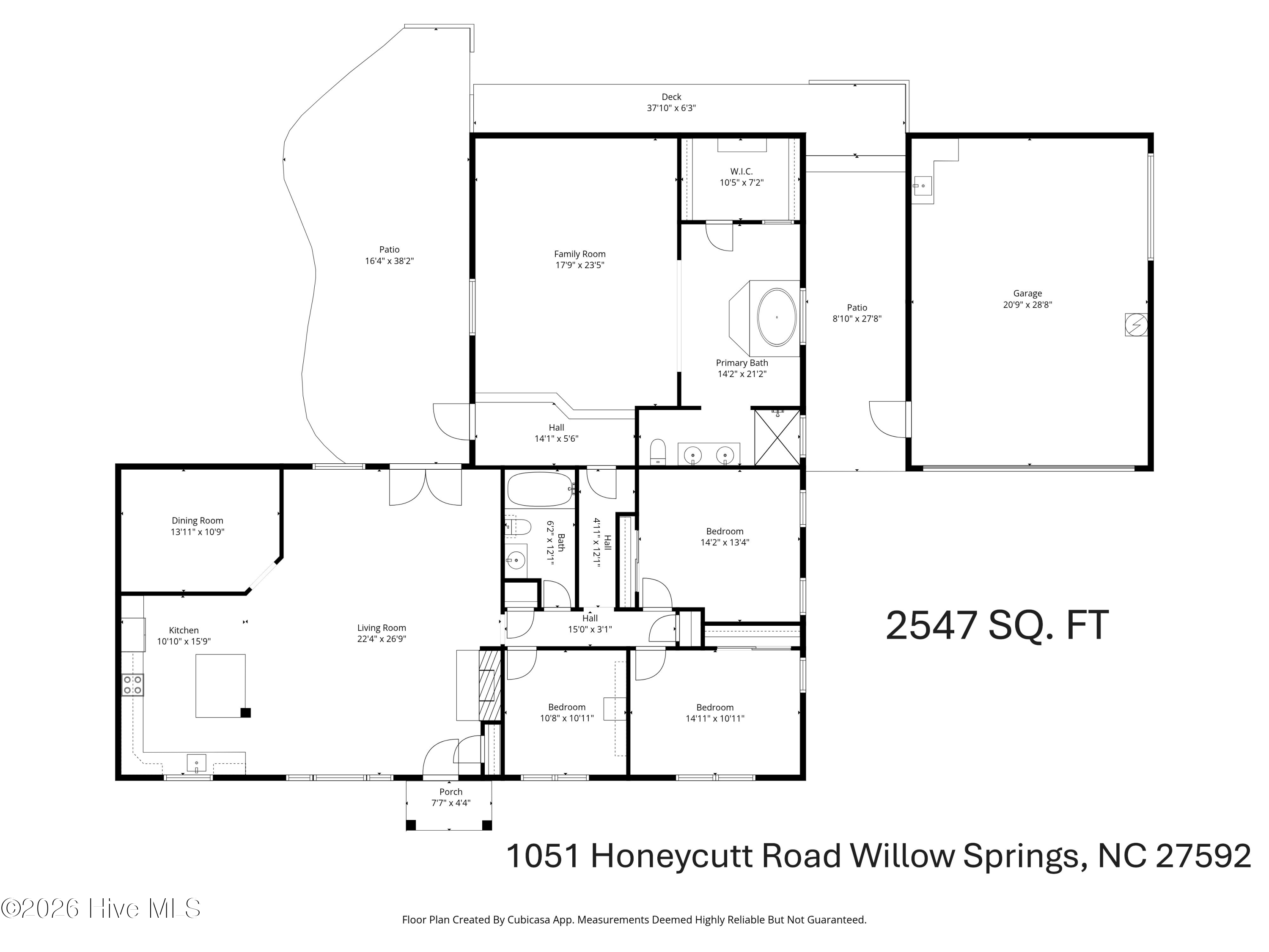 Exterior photo of 1051 Honeycutt Road, Willow Spring, NC 27592. MLS: 100610696