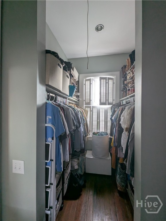 Primary Bedroom walk in closet.