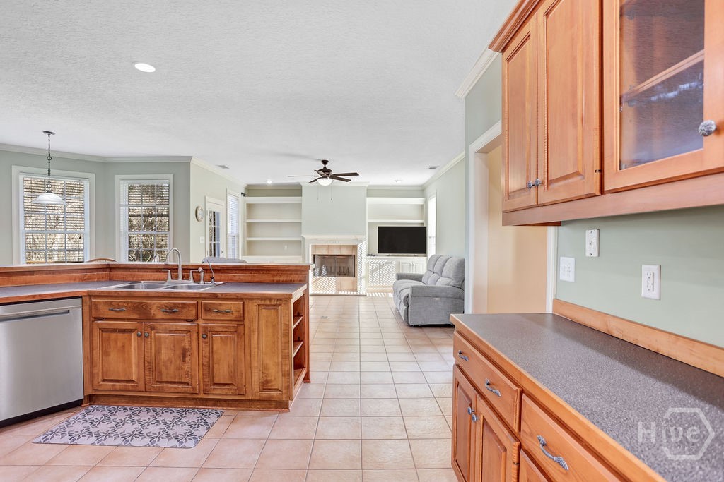 Kitchen and Den