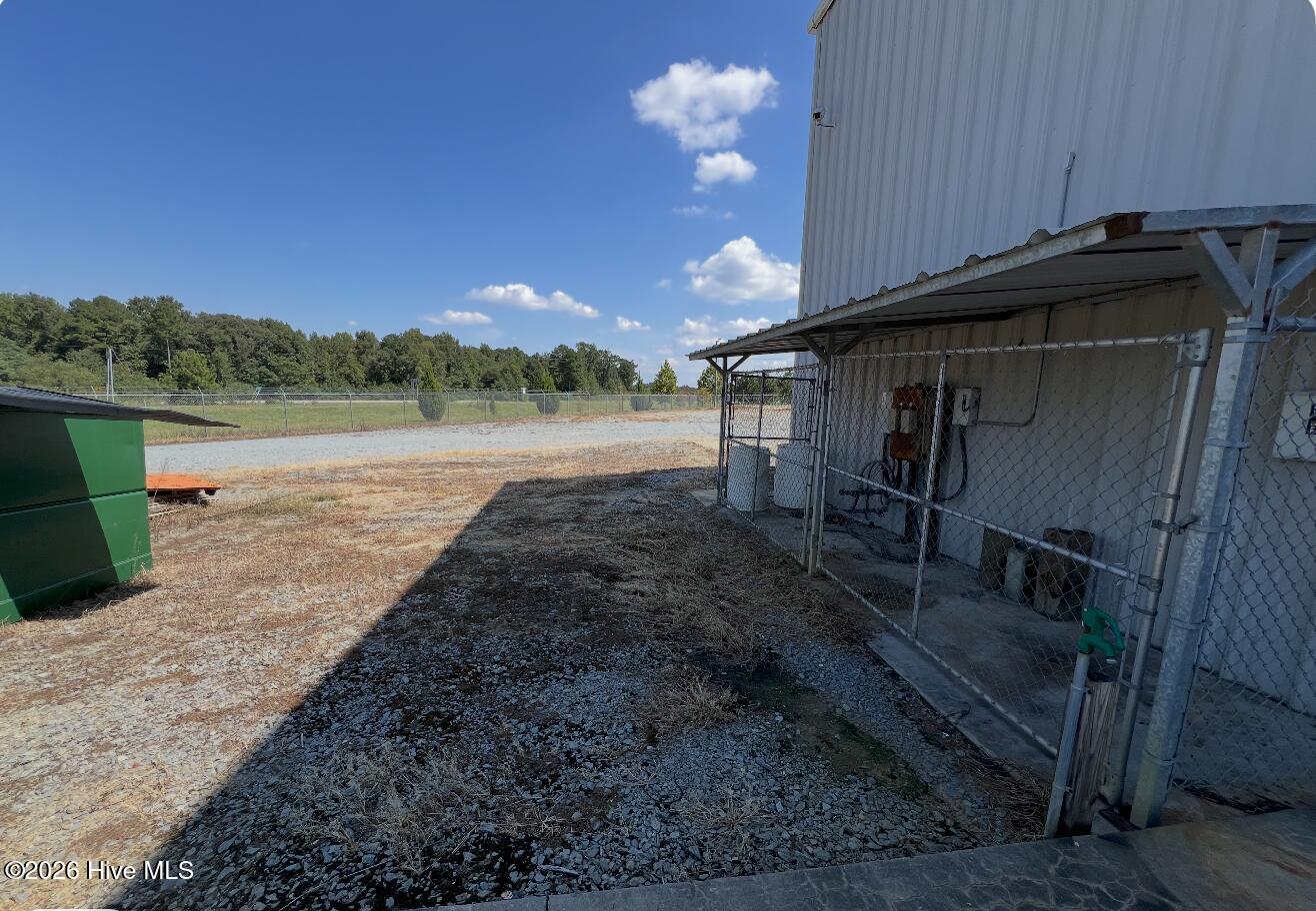 Rear of Building Air Compressor area.