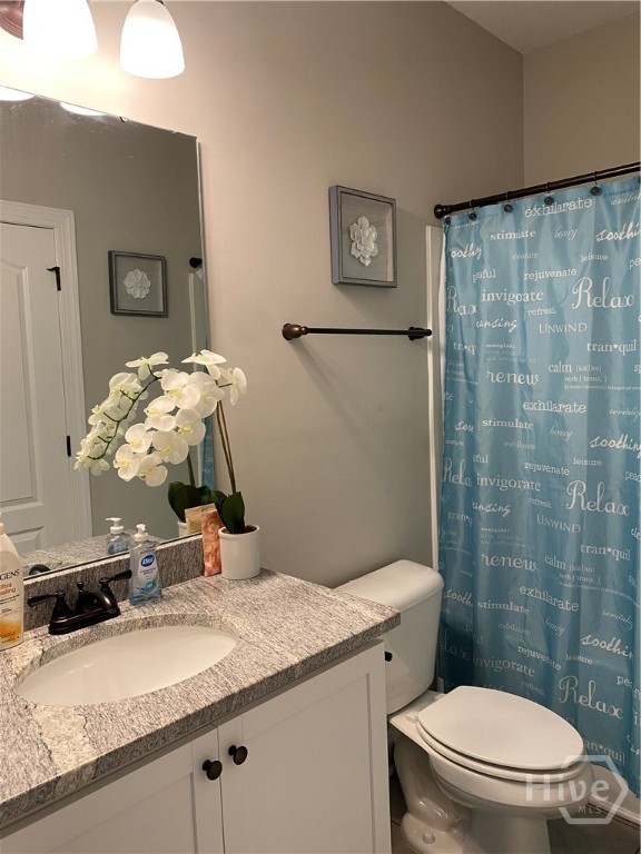 Guest bathroom on main floor