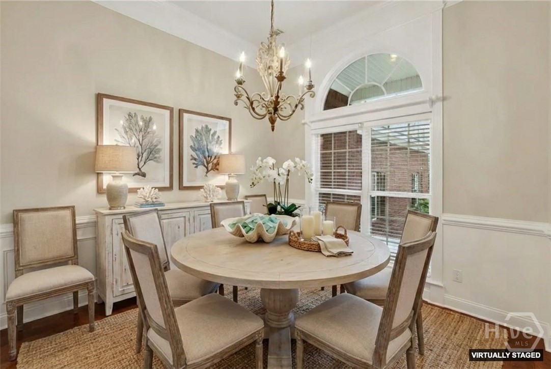 Dining Room-virtually staged