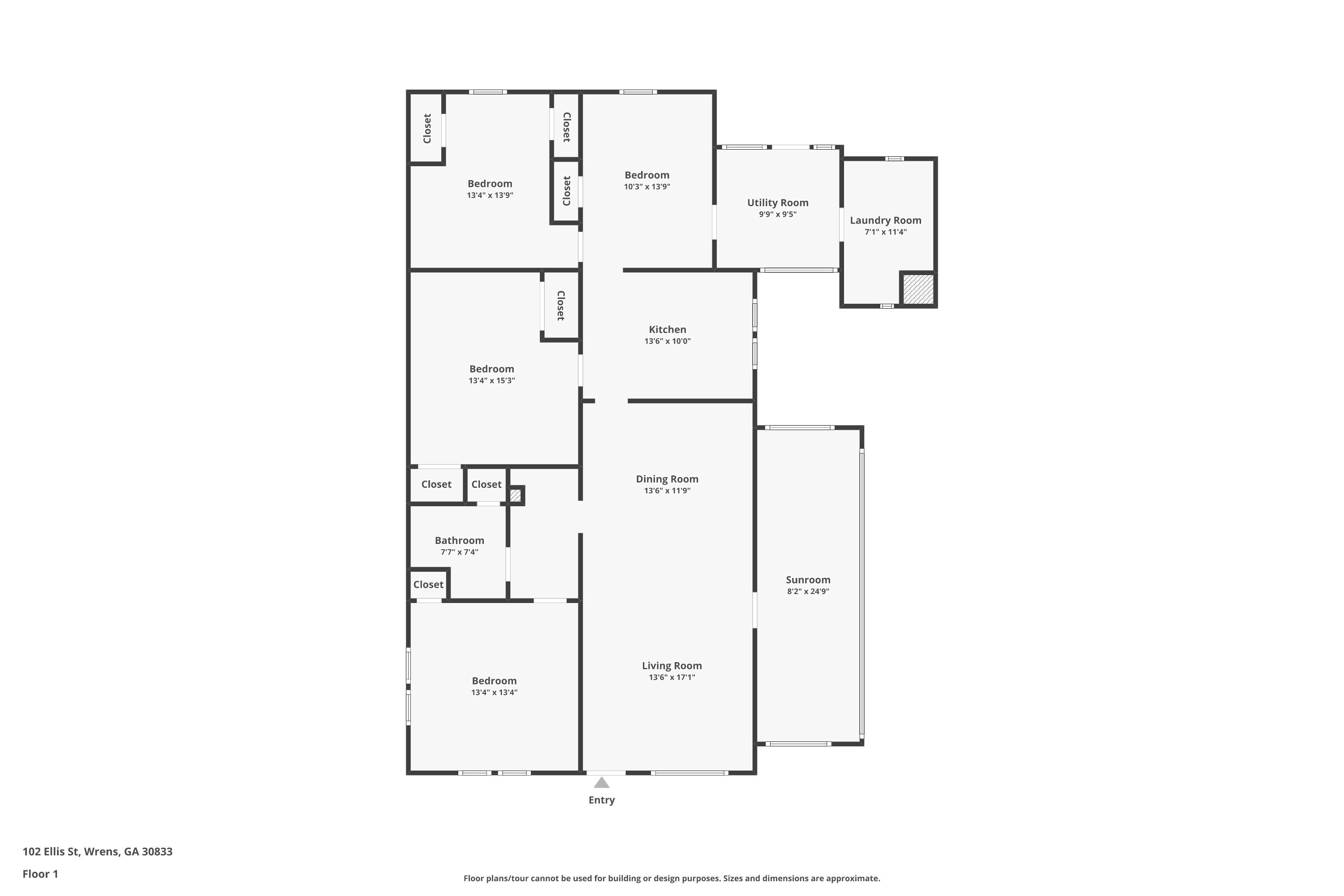 Homes For Sale - 102 Ellis Street<br/> Wrens, GA 30833