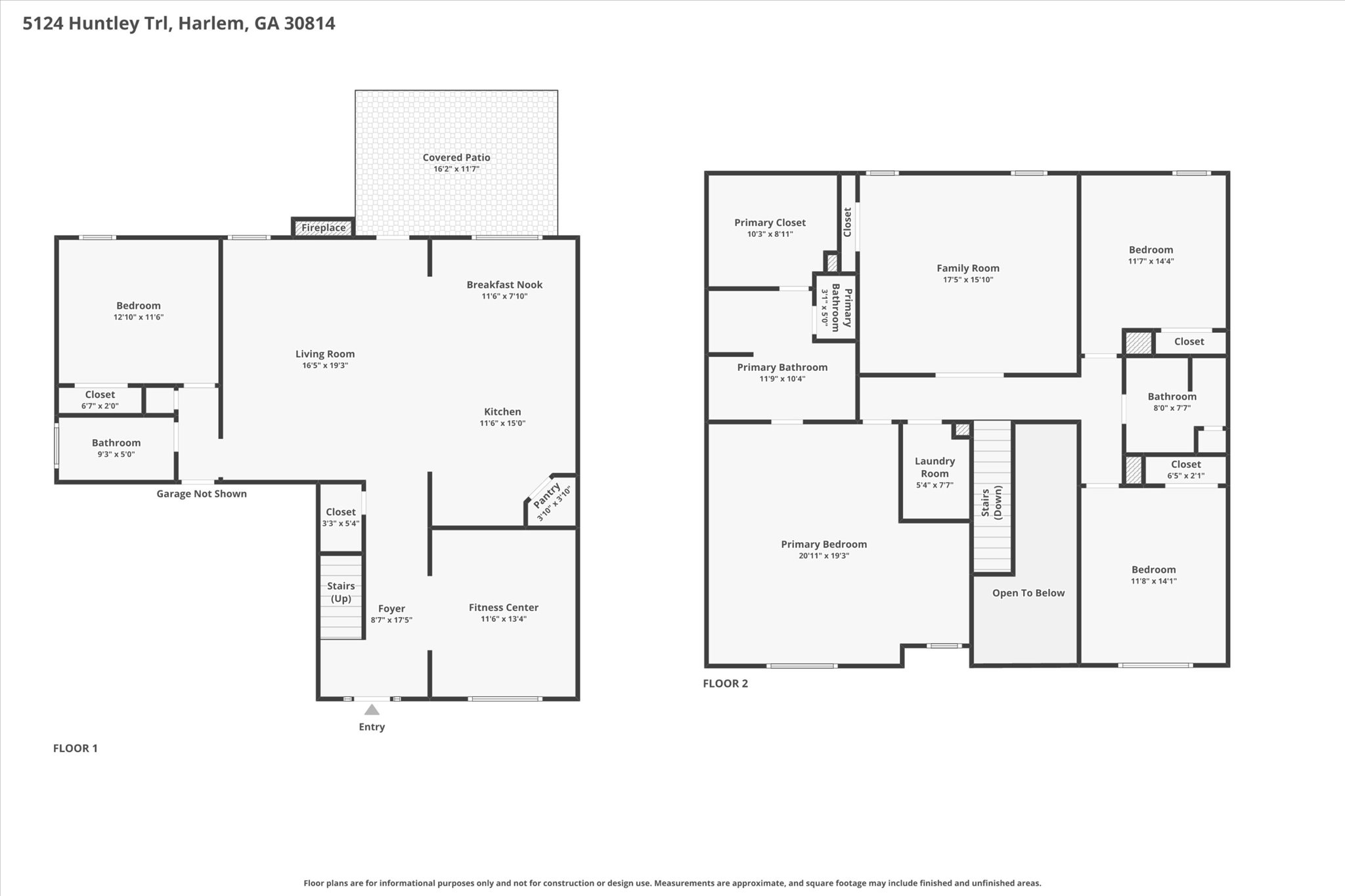 Homes For Sale - 5124 Huntley Trail<br/> Harlem, GA 30814