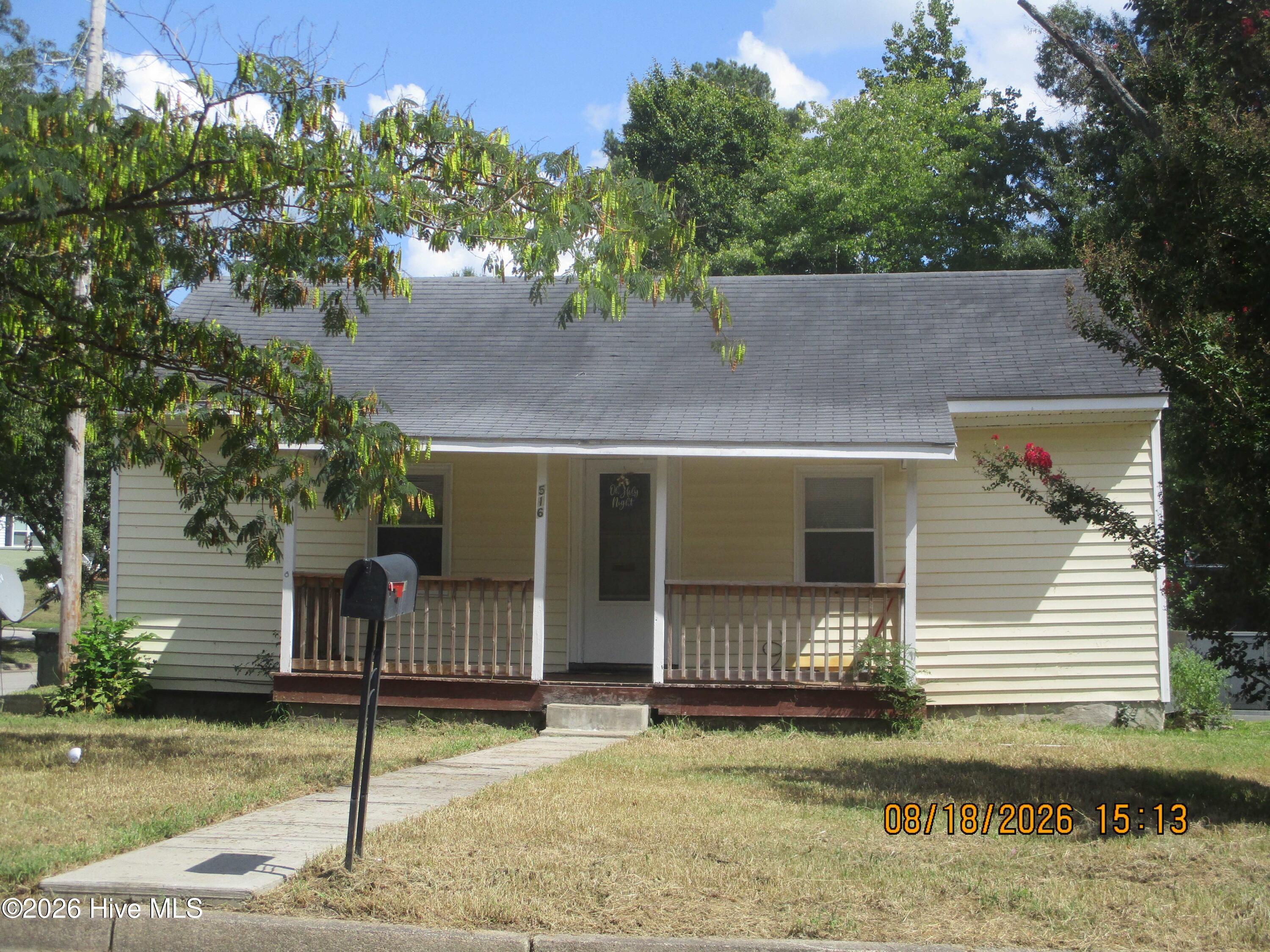 Exterior photo of 516 Winstead Street N, Wilson, NC 27893. MLS: 100597285