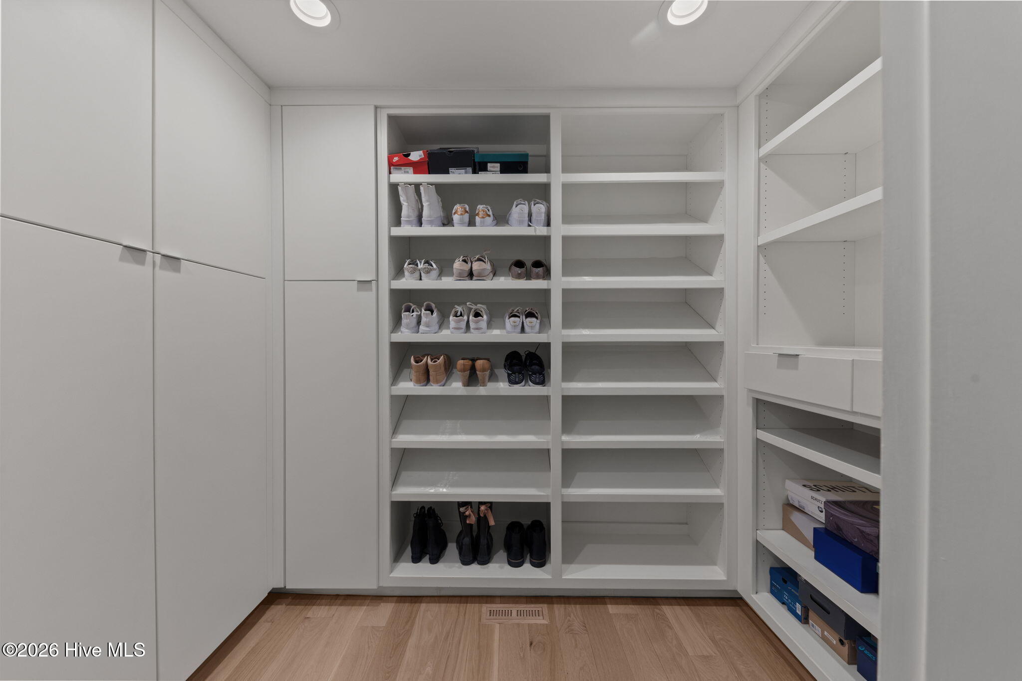 6 Cubbies & Shoe Storage in Hall Closet