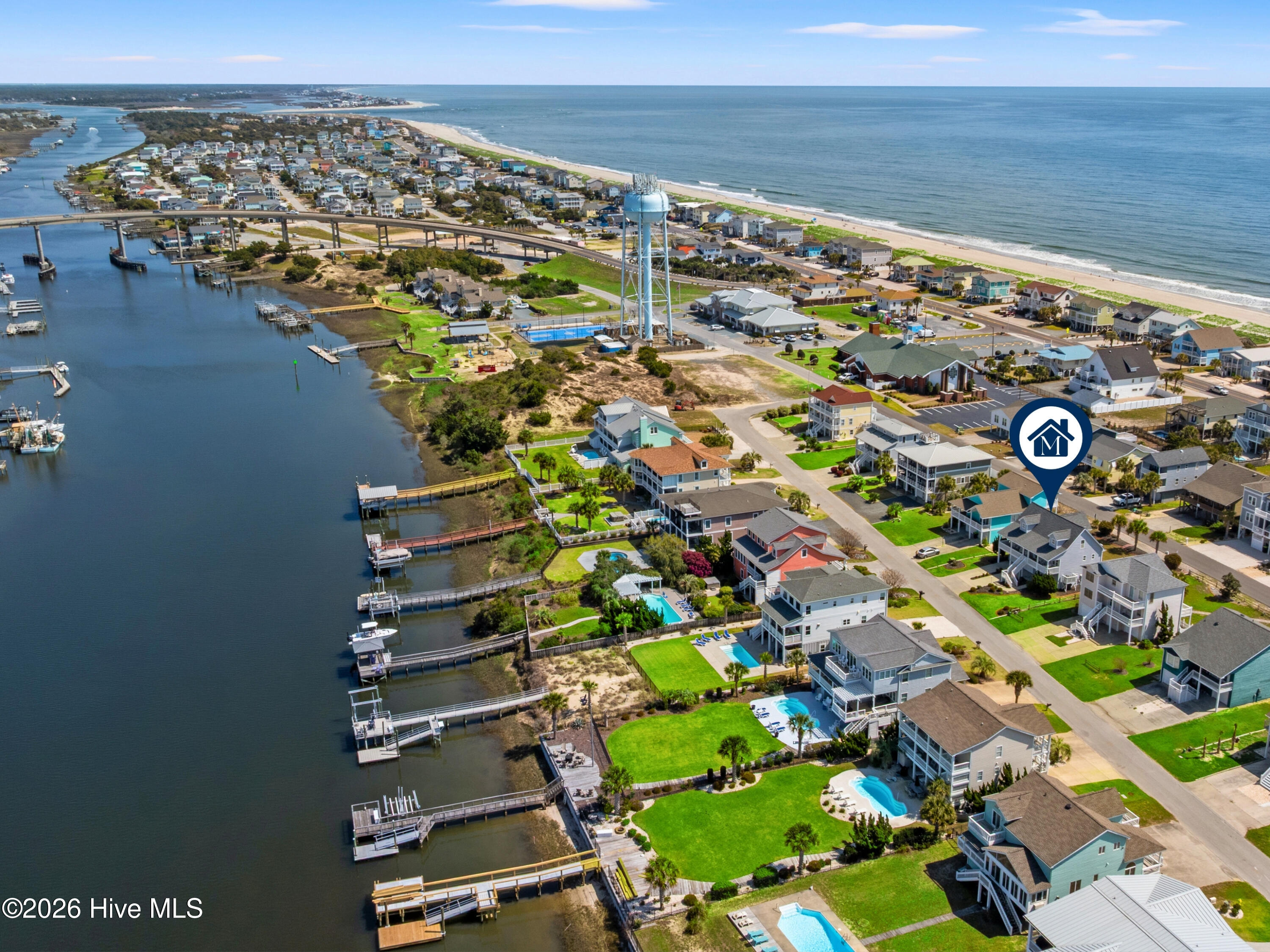 Exterior photo of 155 Yacht Watch Drive, Holden Beach, NC 28462. MLS: 100564720