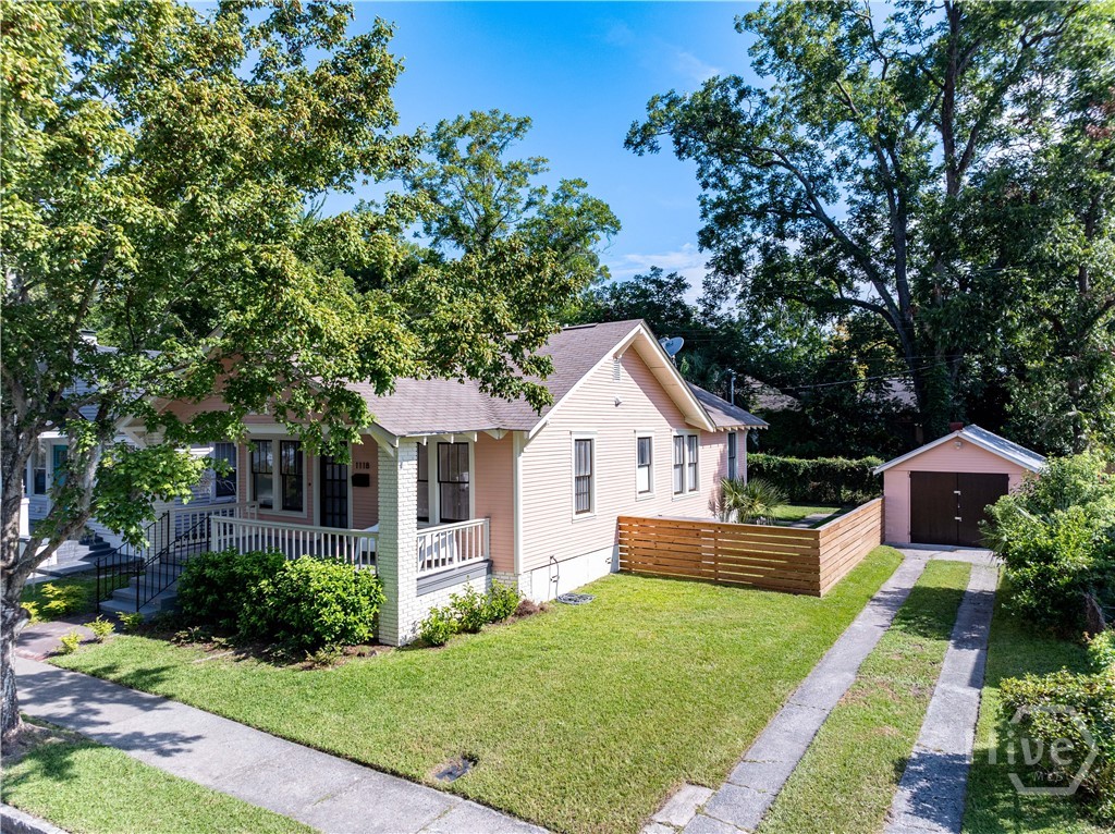 Double Lot with fenced backyard