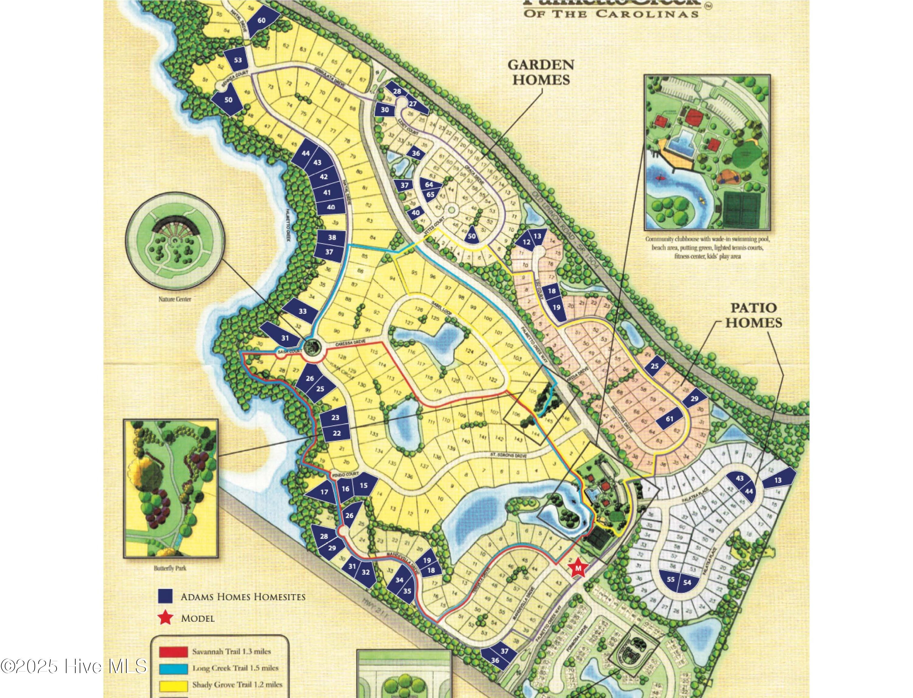Palmetto Creek Map