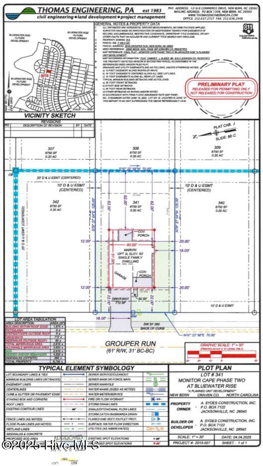 Preliminary Plot Plan
