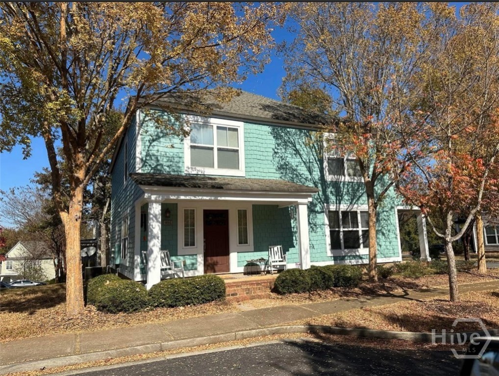 Highly sought after Cottage in the Summit of Athens!  This 2BR/2.5BA cottage is part of a duplex cottage and you are buying a vertical half.  Situated just steps from the clubhouse, pool, and volleyball court.  This cottage is available for August 2026 occupancy.  Currently rented at $1,550/mo through July 2026.  Buy now and be ready for your college student for Fall 2026.  Upgrades include: HVAC replacement in 2015, water heater replacement 2022, kitchen flooring tile 2022, carpet replacement 2023, and dishwasher has been replaced.  The Summit of Athens does NOT ALLOW nightly/weekly rentals. Gated resort-like amenities. Covered front & back porches means 2 entries.  Parking at the front door and NO ONE above you!