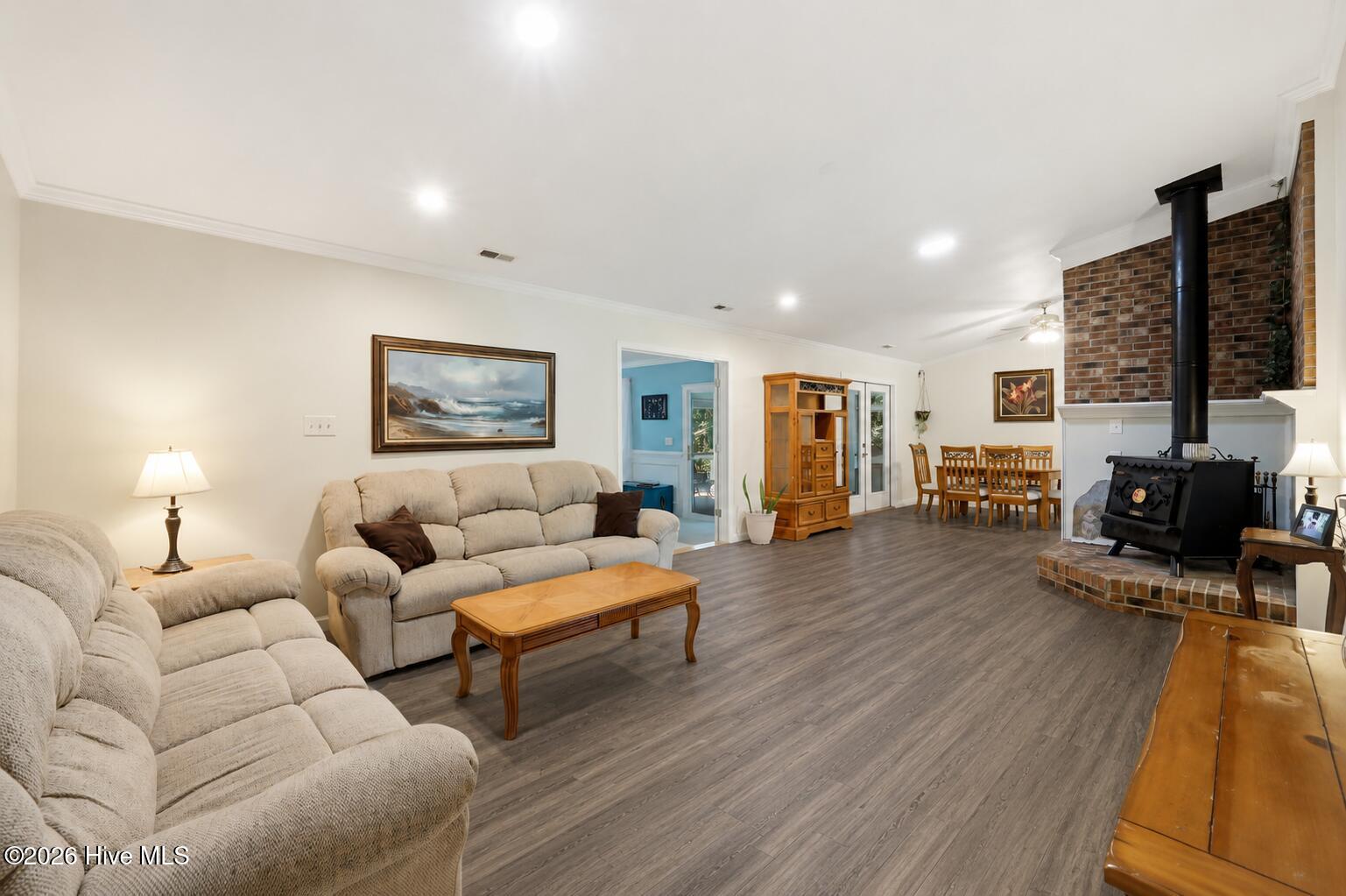 too much carpet? AI generated LVP match kitchen