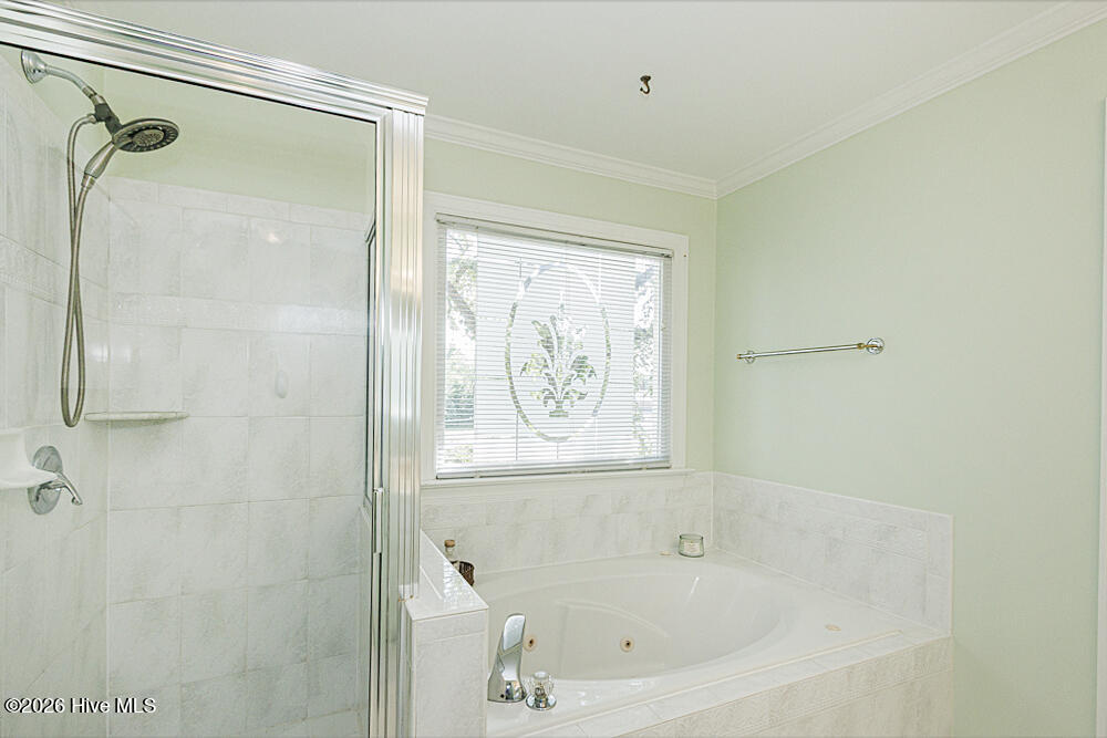 Walk in shower and jetted tub!