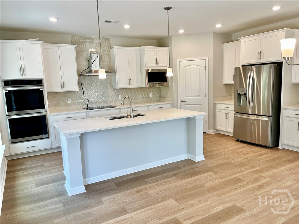 Beautiful kitchen with gourmet appliances. Home is