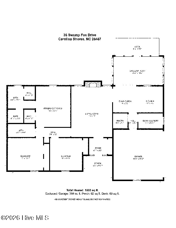 Exterior photo of 36 Swamp Fox Drive, Carolina Shores, NC 28467. MLS: 100605820