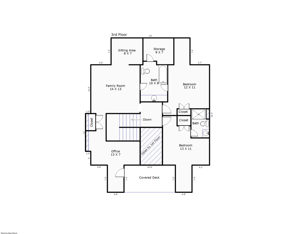 Floor Plan Upper Level