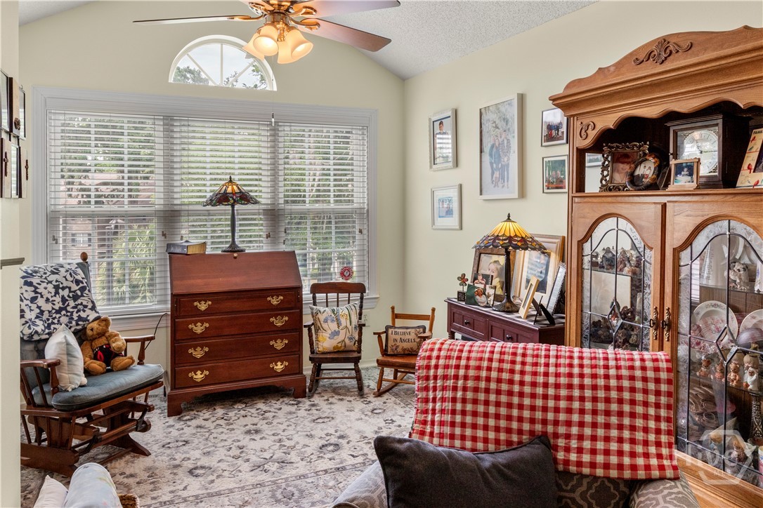 Sunroom open to living room