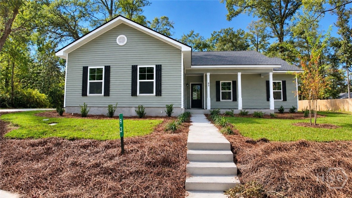 SPACIOUS LOT •  NO HOA • SINGLE-STORY NEW CONSTRUCTION  Discover 93 Salkehatchie Road in Kamryn's Park, a new construction home in Yemassee, SC, offering easy access to I-95, Beaufort, Bluffton, Marine Corps Air Station Beaufort, and Marine Corps Recruit Depot Parris Island. Built by a custom homebuilder, this move-in-ready, single-story home features 3 bedrooms, 2 bathrooms, and an attached 2-car , side-facing garage on a spacious 0.304-acre lot with no HOA. The open-concept living and dining areas provide flexibility for everyday living and entertaining, while luxury vinyl plank flooring throughout means no carpet to maintain. The kitchen features quartz countertops, premium soft-close cabinetry, and ample storage. A dedicated laundry room includes additional cabinets for organization. The oversized 8-foot-high garage door provides extra clearance for larger vehicles. Sliding glass doors bring natural light into the home and open to the backyard, with room for outdoor entertaining, pets, or gardening. Enjoy the benefits of brand-new construction, quality finishes, low-maintenance living, and the freedom of homeownership without HOA fees. With quality finishes and single-story living, this newly completed home offers an appealing alternative to traditional production-built construction. Conveniently located for those relocating to the Lowcountry or commuting to the Beaufort area. *Some photos may be virtually staged/enhanced.